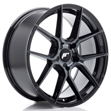 Carica l&#39;immagine nel visualizzatore di Gallery, Cerchio in Lega JAPAN RACING JR30 18x8 ET20-40 5H con foratura su misura Black Machined w/ Tinted Face