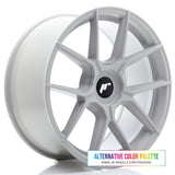 Cerchio in Lega JAPAN RACING JR30 18x8 ET20-40 con foratura su misura Custom Finish