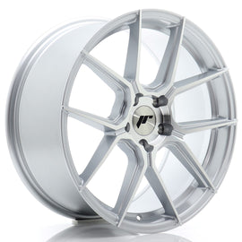 Cerchio in Lega JAPAN RACING JR30 18x8,5 ET45 5x112 Silver Machined Face