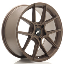Carica l&#39;immagine nel visualizzatore di Gallery, Cerchio in Lega JAPAN RACING JR30 18x8.5 ET20-45 5H con foratura su misura Matt Bronze