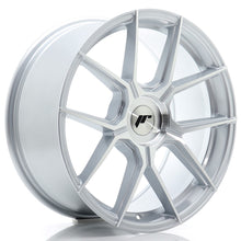 Carica l&#39;immagine nel visualizzatore di Gallery, Cerchio in Lega JAPAN RACING JR30 18x8.5 ET20-45 con foratura su misura Silver Machined Face