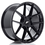 Cerchio in Lega JAPAN RACING JR30 19x8 ET20-40 5H con foratura su misura Gloss Black