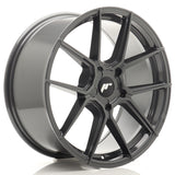 Cerchio in Lega JAPAN RACING JR30 19x8 ET20-40 5H con foratura su misura Hyper Gray