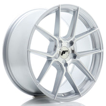 Load image into Gallery viewer, Cerchio in Lega JAPAN RACING JR30 19x8 ET20-40 5H con foratura su misura Silver Machined Face