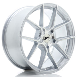 Cerchio in Lega JAPAN RACING JR30 19x8 ET20-40 5H con foratura su misura Silver Machined Face