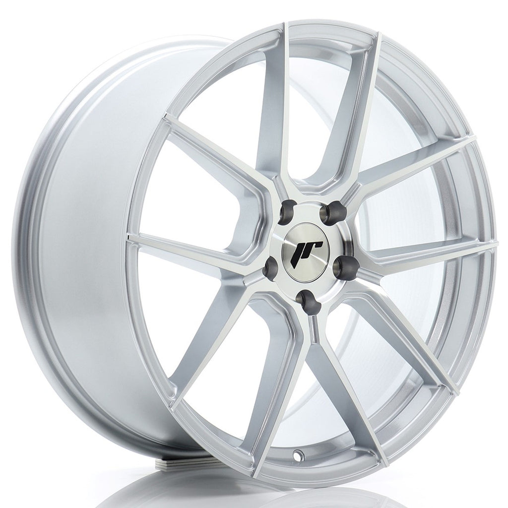 Cerchio in Lega JAPAN RACING JR30 19x8.5 ET35 5x120 Silver Machined Face