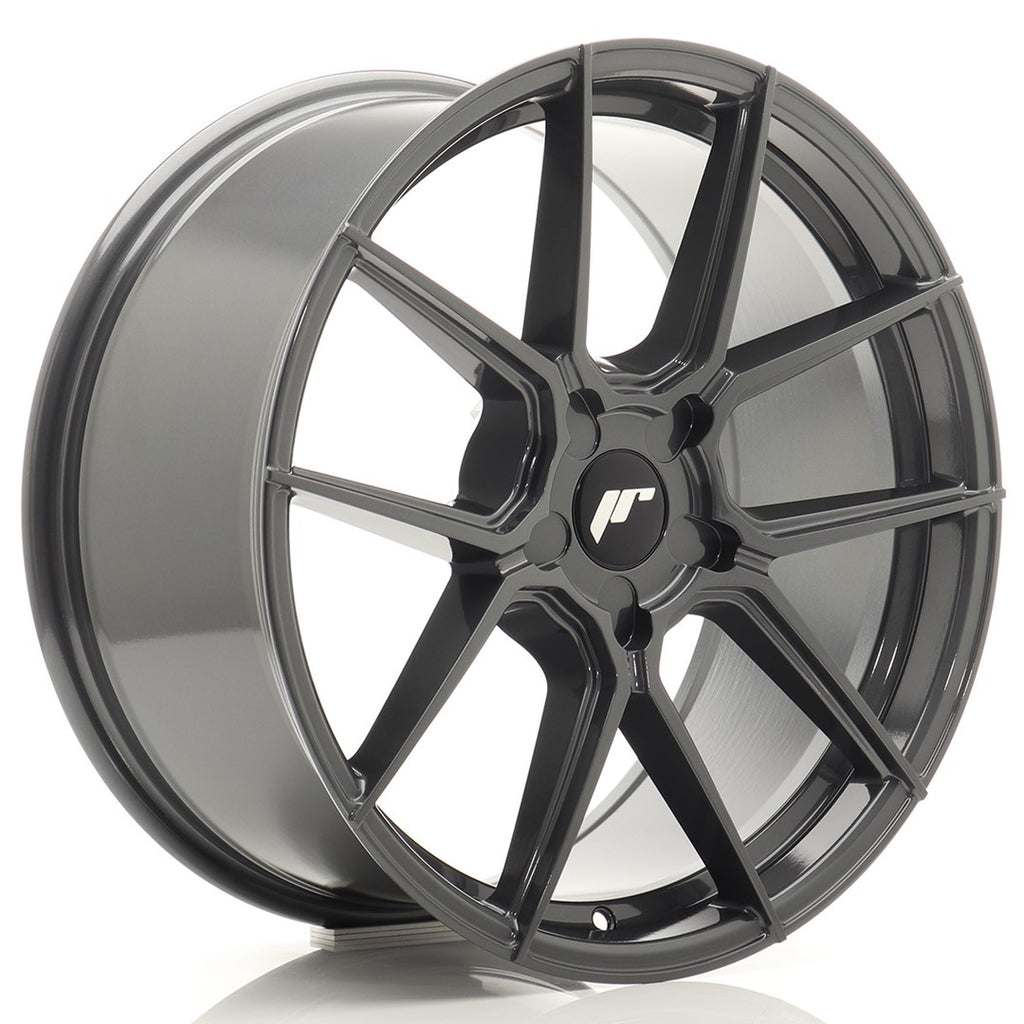 Cerchio in Lega JAPAN RACING JR30 19x8,5 ET20-45 5H con foratura su misura Hyper Gray