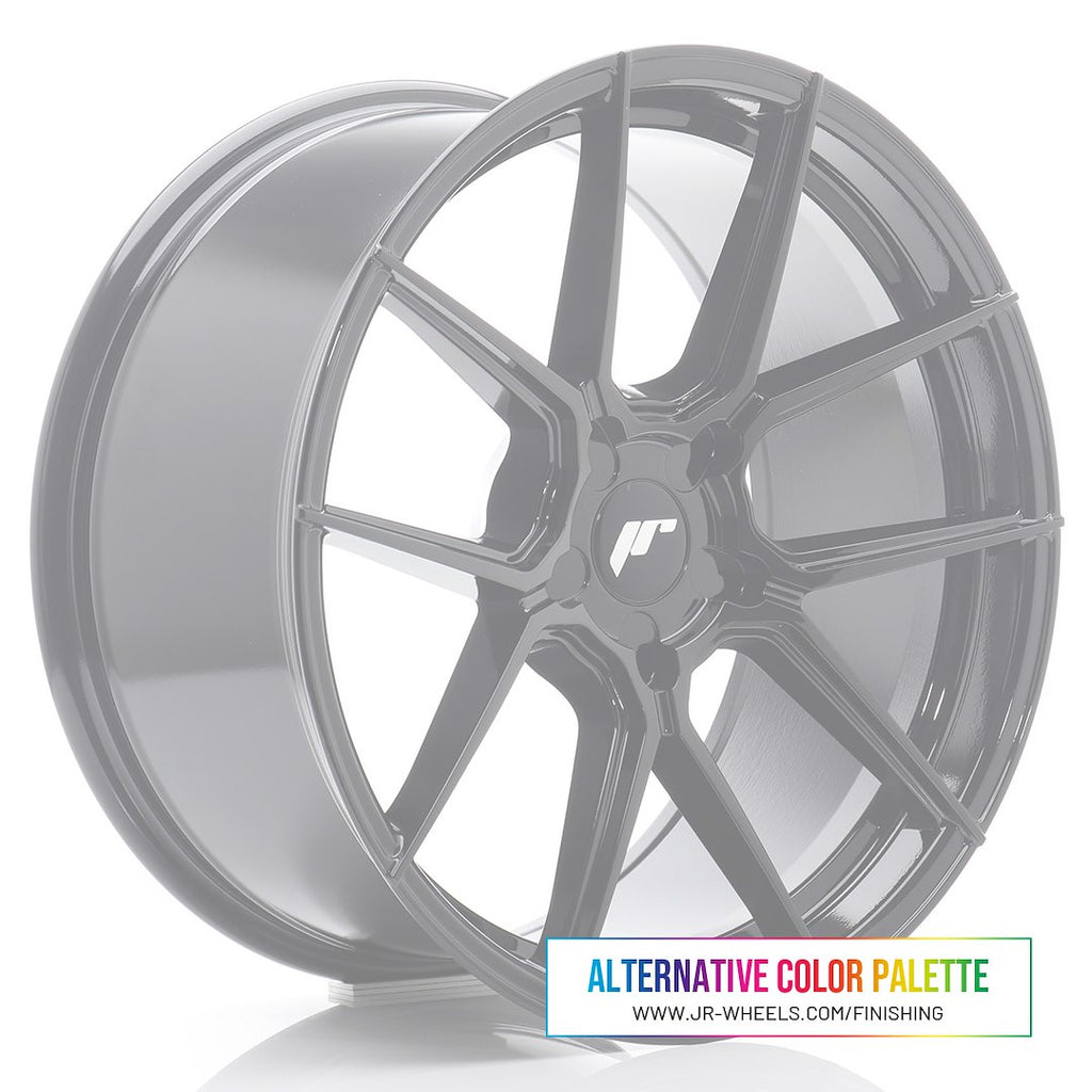 Cerchio in Lega JAPAN RACING JR30 19x9 ET20-40 5H con foratura su misura Custom Finish