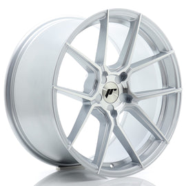 Cerchio in Lega JAPAN RACING JR30 19x9 ET20-40 5H con foratura su misura Silver Machined Face