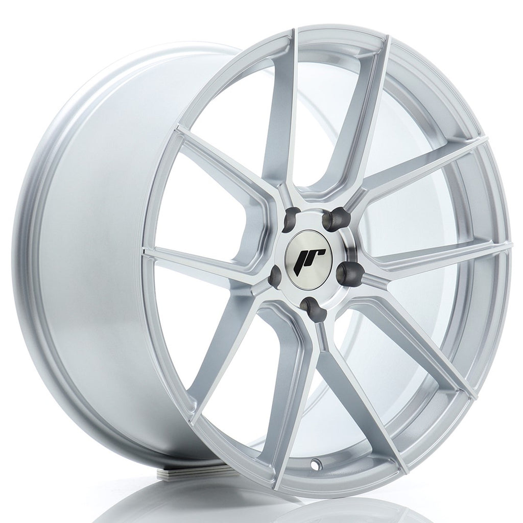 Cerchio in Lega JAPAN RACING JR30 19x9.5 ET40 5x120 Silver Machined Face