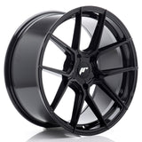 Cerchio in Lega JAPAN RACING JR30 19x9,5 ET20-40 5H con foratura su misura Gloss Black