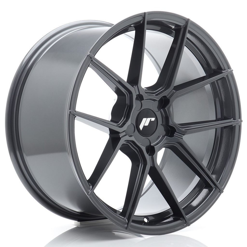 Cerchio in Lega JAPAN RACING JR30 19x9,5 ET20-40 5H con foratura su misura Hyper Gray
