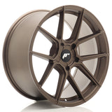 Cerchio in Lega JAPAN RACING JR30 19x9,5 ET20-40 5H con foratura su misura Matt Bronze