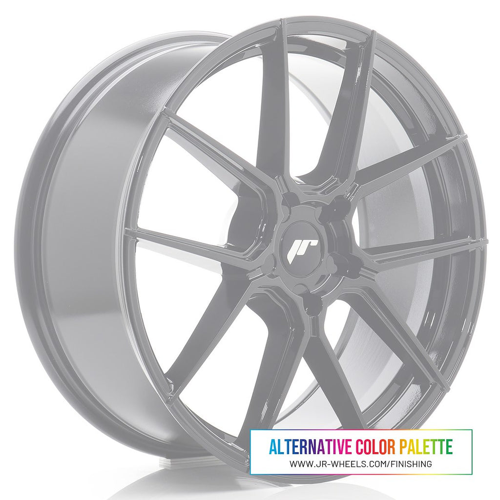 Cerchio in Lega JAPAN RACING JR30 20x8 ET20-40 5H con foratura su misura Custom Finish