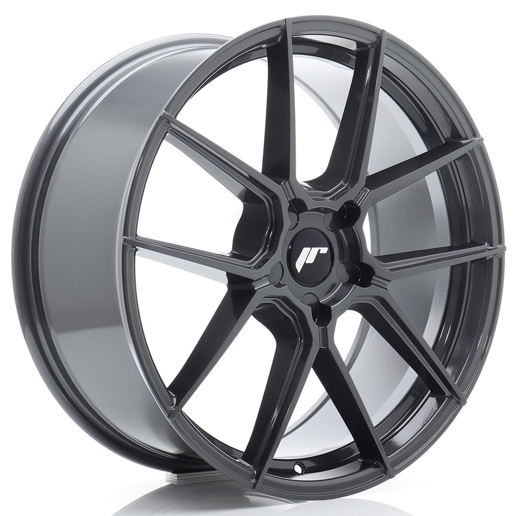 Cerchio in Lega JAPAN RACING JR30 20x8.5 ET20-45 5H con foratura su misura Hyper Gray