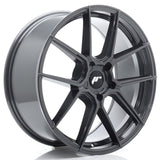 Cerchio in Lega JAPAN RACING JR30 20x8.5 ET20-45 5H con foratura su misura Hyper Gray