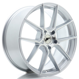 Cerchio in Lega JAPAN RACING JR30 20x8,5 ET20-45 5H con foratura su misura Silver Machined Face