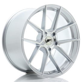 Cerchio in Lega JAPAN RACING JR30 20x9 ET20-35 5H con foratura su misura Silver Machined Face
