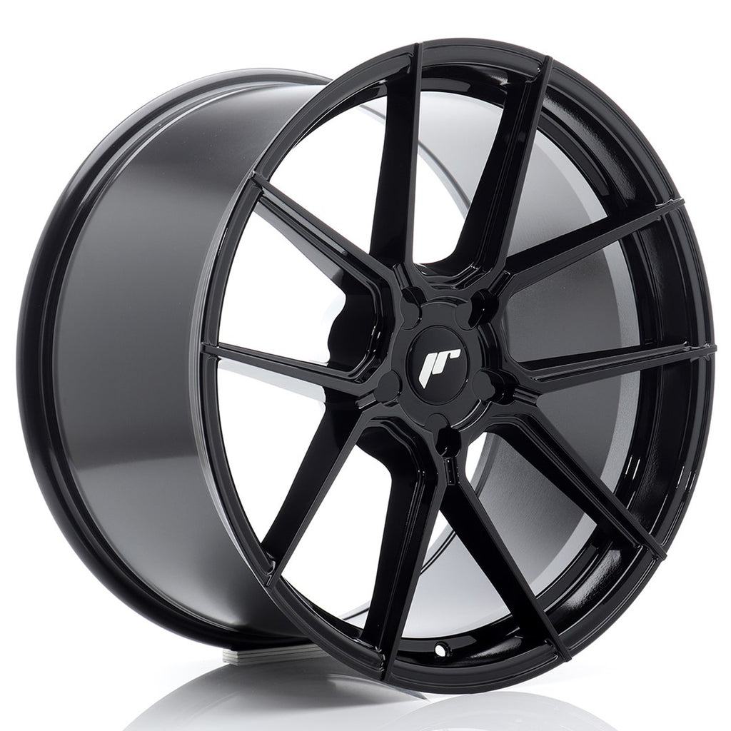 Cerchio in Lega JAPAN RACING JR30 20x10 ET20-48 5H con foratura su misura Gloss Black