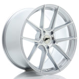 Cerchio in Lega JAPAN RACING JR30 20x10 ET20-48 5H con foratura su misura Silver Machined Face