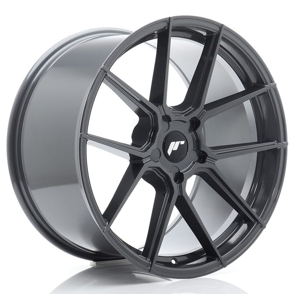 Cerchio in Lega JAPAN RACING JR30 20x10.5 ET15-45 5H con foratura su misura Hyper Gray