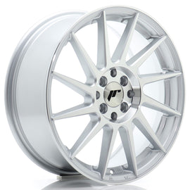 Cerchio in Lega JAPAN RACING JR22 17x7 ET40 5x100/114 Silver Machined Face