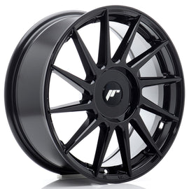 Cerchio in Lega JAPAN RACING JR22 17x7 ET20-40 con foratura su misura Gloss Black
