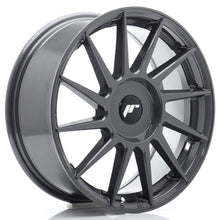 Carica l&#39;immagine nel visualizzatore di Gallery, Cerchio in Lega JAPAN RACING JR22 17x7 ET20-40 con foratura su misura Hyper Gray