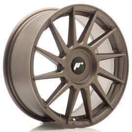 Cerchio in Lega JAPAN RACING JR22 17x7 ET20-40 con foratura su misura Matt Bronze