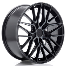 Carica l&#39;immagine nel visualizzatore di Gallery, Cerchio in Lega JAPAN RACING JR38 18x8 ET20-45 5H con foratura su misura Black Machined w/ Tinted Face