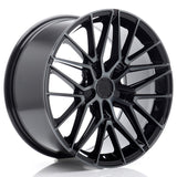 Cerchio in Lega JAPAN RACING JR38 18x9 ET20-45 5H con foratura su misura Black Machined w/ Tinted Face