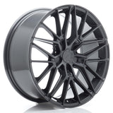 Cerchio in Lega JAPAN RACING JR38 19x8 ET20-40 5H con foratura su misura Hyper Gray