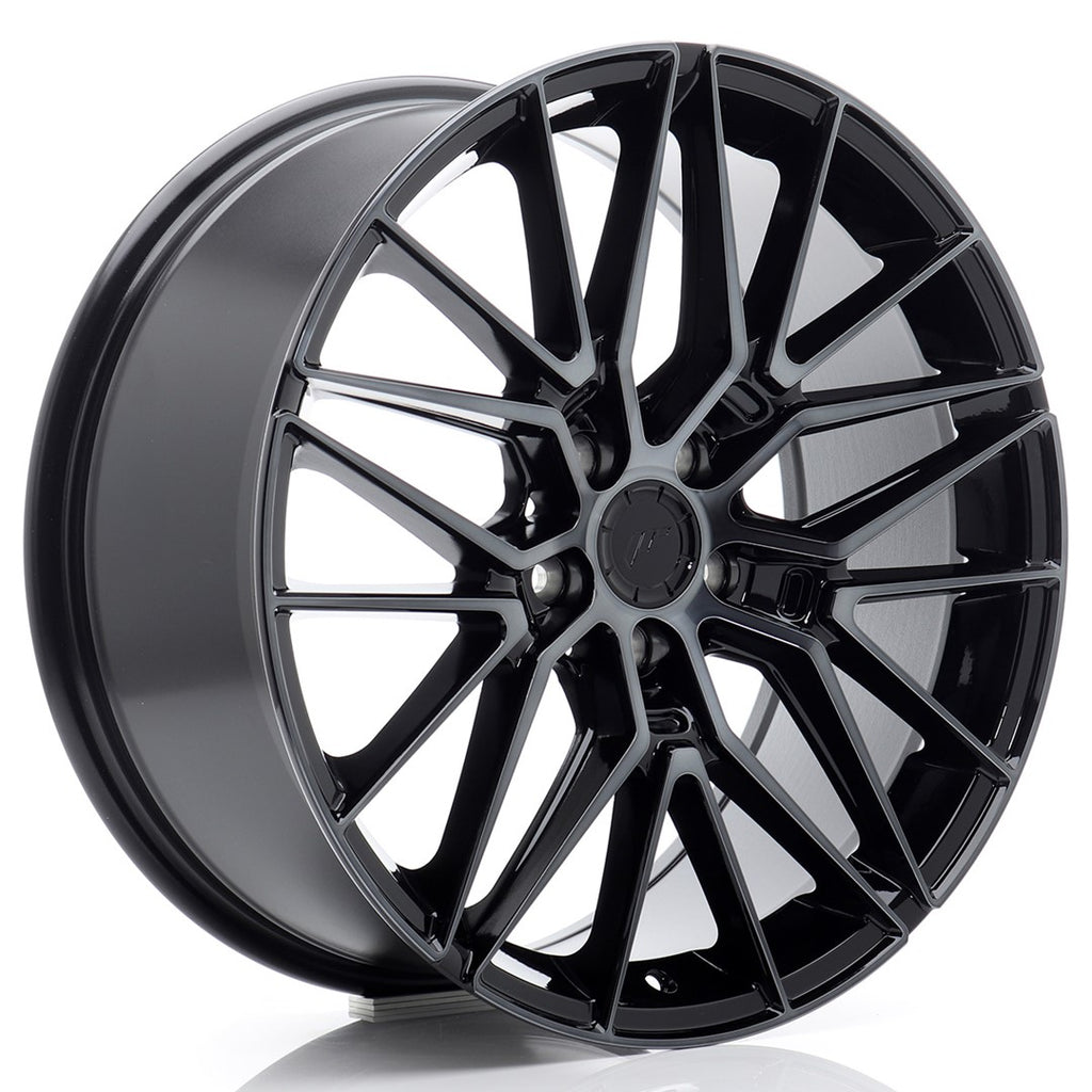 Cerchio in Lega JAPAN RACING JR38 19x8.5 ET45 5x112 Black Machined w/ Tinted Face