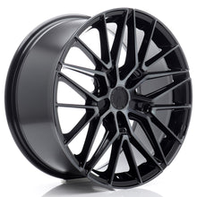 Load image into Gallery viewer, Cerchio in Lega JAPAN RACING JR38 19x8.5 ET20-45 5H con foratura su misura Black Machined w/ Tinted Face