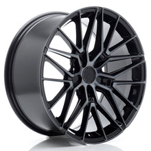 Load image into Gallery viewer, Cerchio in Lega JAPAN RACING JR38 19x9.5 ET20-45 5H con foratura su misura Black Machined w/ Tinted Face