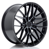 Cerchio in Lega JAPAN RACING JR38 19x9.5 ET20-45 5H con foratura su misura Black Machined w/ Tinted Face