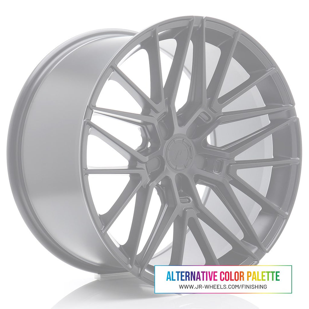 Cerchio in Lega JAPAN RACING JR38 20x10.5 ET15-45 5H con foratura su misura Custom Finish