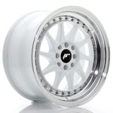 Cerchio in Lega JAPAN RACING JR26 16x8 ET25 4x100/108 White w/ Machined Lip