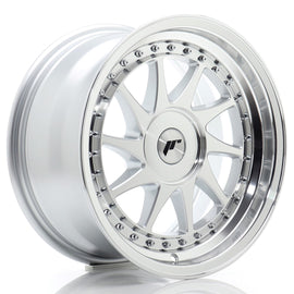 Cerchio in Lega JAPAN RACING JR26 16x8 ET10-30 con foratura su misura Silver Machined Face