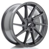 Cerchio in Lega JAPAN RACING JR36 18x8 ET20-45 5H con foratura su misura Hyper Gray