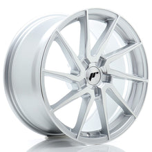 Carica l&#39;immagine nel visualizzatore di Gallery, Cerchio in Lega JAPAN RACING JR36 18x8 ET20-45 5H con foratura su misura Silver Machined Face