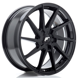 Cerchio in Lega JAPAN RACING JR36 18x9 ET20-50 5H con foratura su misura Gloss Black