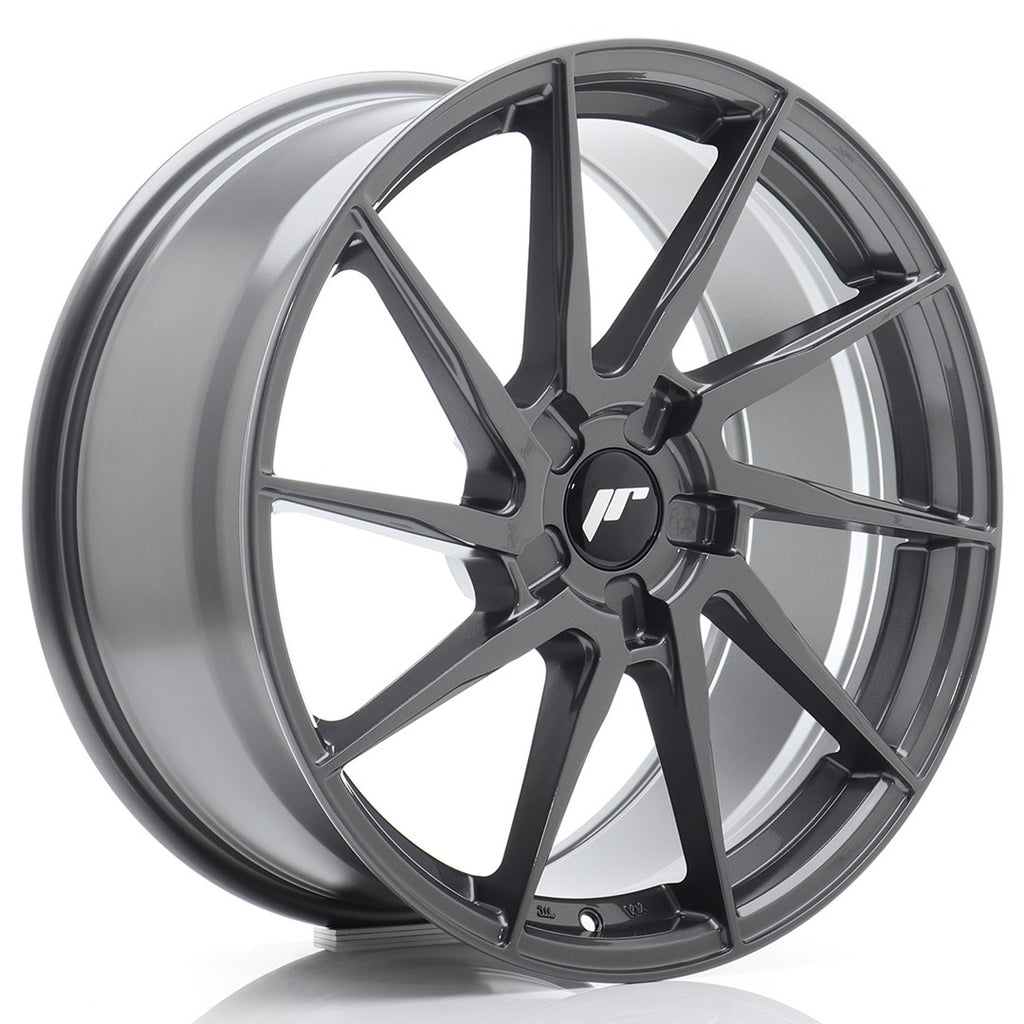 Cerchio in Lega JAPAN RACING JR36 19x8 ET20-40 5H con foratura su misura Hyper Gray