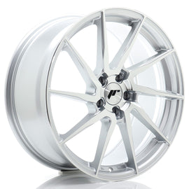 Cerchio in Lega JAPAN RACING JR36 19x8.5 ET45 5x112 Silver Machined Face