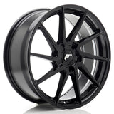 Cerchio in Lega JAPAN RACING JR36 19x8,5 ET20-45 5H con foratura su misura Gloss Black