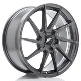 Cerchio in Lega JAPAN RACING JR36 19x8,5 ET20-45 5H con foratura su misura Hyper Gray