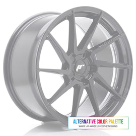 Cerchio in Lega JAPAN RACING JR36 19x9 ET20-40 5H con foratura su misura Custom Finish