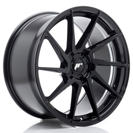 Cerchio in Lega JAPAN RACING JR36 19x9 ET20-40 5H con foratura su misura Gloss Black