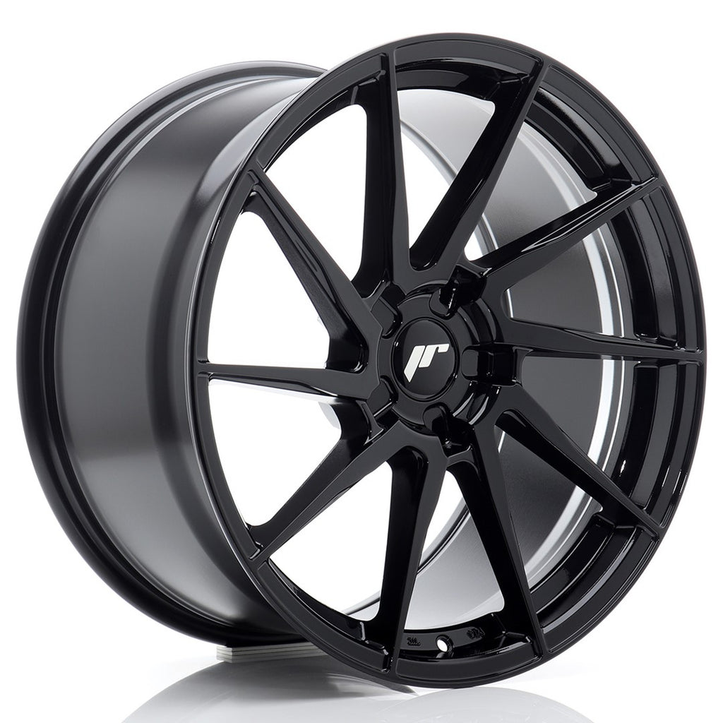 Cerchio in Lega JAPAN RACING JR36 19x9,5 ET20-45 5H con foratura su misura Gloss Black