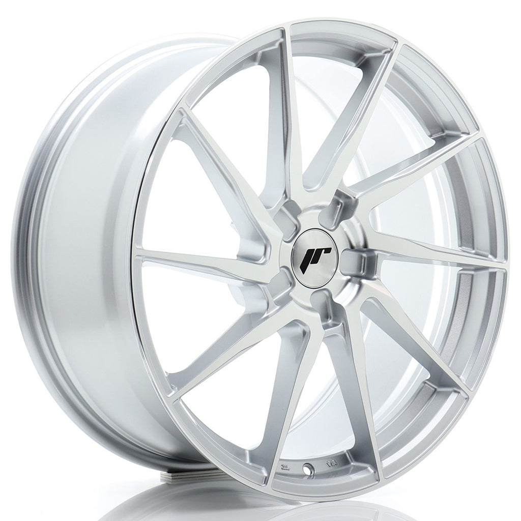 Cerchio in Lega JAPAN RACING JR36 20x8,5 ET20-45 5H con foratura su misura Silver Machined Face